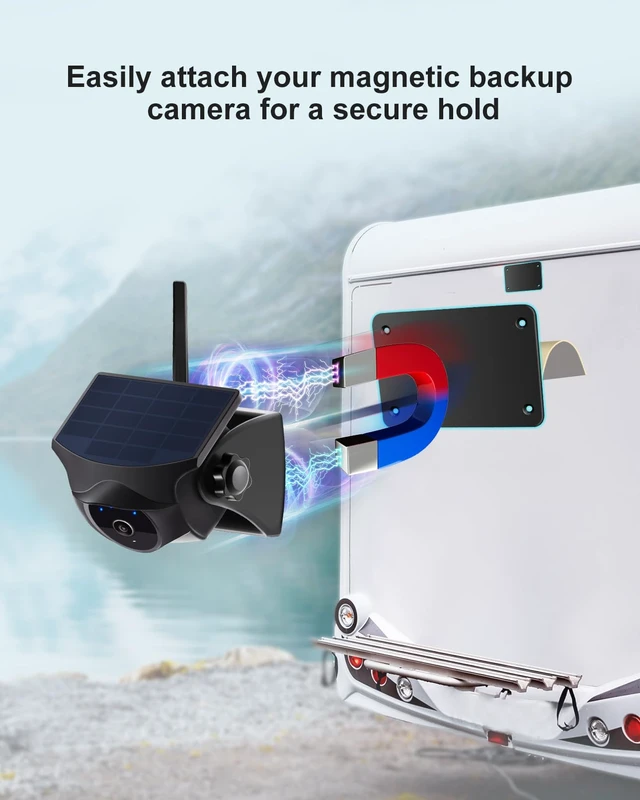 Alt view image 4 of 7 - Metal Plate for Magnetic Wireless Backup Camera Adhesive & Screws | Metal Base for Magenetic Reverse Camera, Converts Vehicle Surface to Matel,Compatible with RV, Truck, Trailer, Mount Anywhere