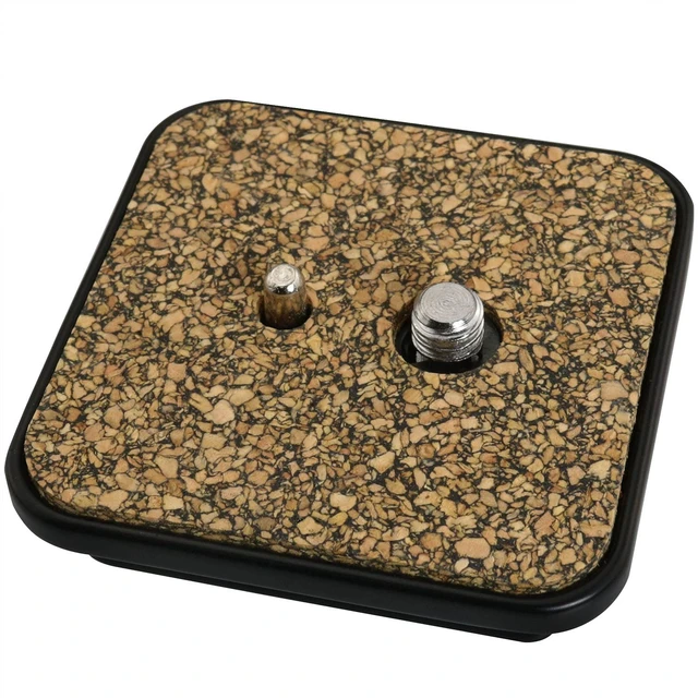 Alt view image 2 of 6 - Tripod Quick Release Plate Head Mounting Parts 42mm x 42mm for V-0554, 6100 6160 7100 FW29T, 200R 800R, V3000 S-4500 S-6000