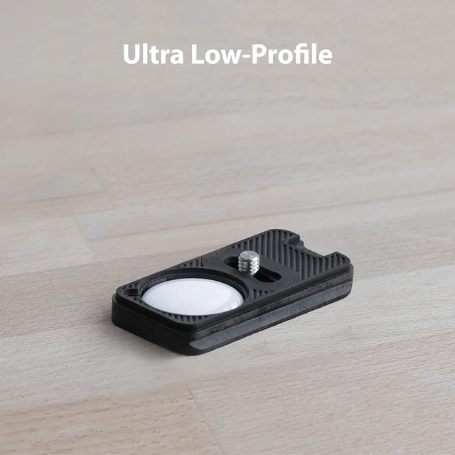 Alt view image 5 of 7 - AirTag Camera Plate | Hidden, low-profile, security screw, arca-swiss geometry | for DSLR's & mirrorless cameras