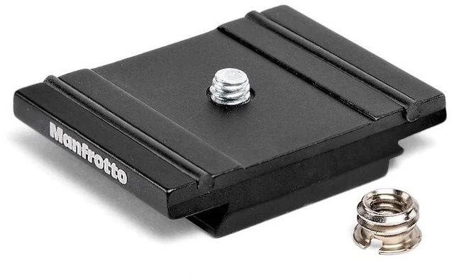 Main image of 200PL Plate in Aluminium, for Camera Tripods, Lightweight and Compact, Easy and Quick Set Up, Photography Equipment, for Content Creation and Vlogging