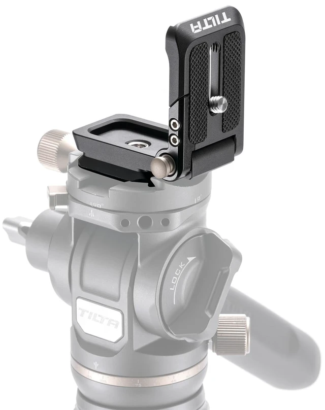 Main image of Foldable ARCA Baseplate Black | Vertical and Horizontal Configurations | Single Unlock Button | 90° Swivel Mount | Weighs Only 2.45 Ozs and Support 6.6 Lbs | TA-FAB-B