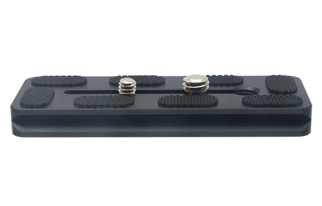 Alt view image 3 of 4 - 100mm Universal Quick Release QR Plate with 1/4" and 3/8" Mounting Screw for Tripod Mount Ball Head DSLR Camera Arca Swiss Compatible