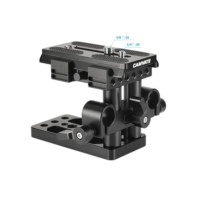 Alt view image 2 of 6 - Quick Release Mount Base QR Plate for 501/504/ 577 Tripod Accessory