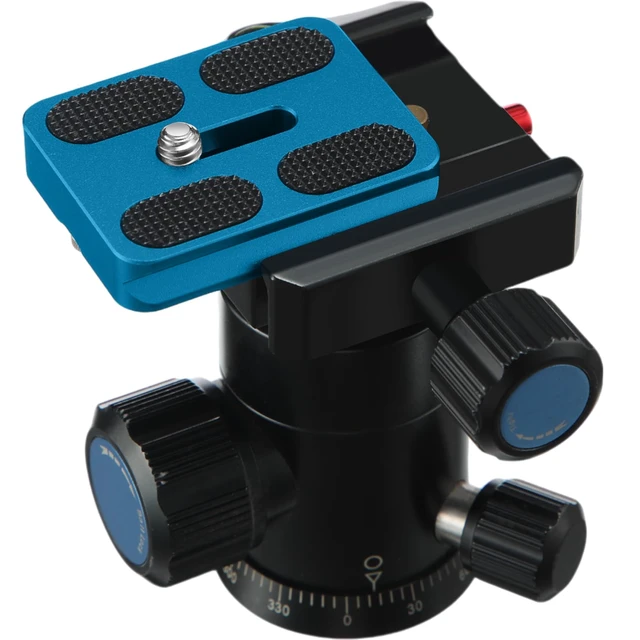 Alt view image 7 of 7 - Quick Release Plate Tripod 1/4-20 DSLR,Pu50,Blue | Tripod Mount Plate, Camera Tripod Mount for DSLR Camera Tripod Ball Head , Metal, 1.9 x 1.5 x 0.4 Inch