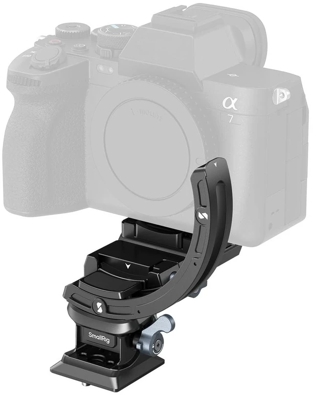 Main image of Horizontal-to-Vertical Mount Plate Kit for Mirrorless Cameras | Tripod Mount Ring Lens Mount with Quick Release Plate for Arca Type, for Sony, for FUJIFILM, for Nikon, for Canon