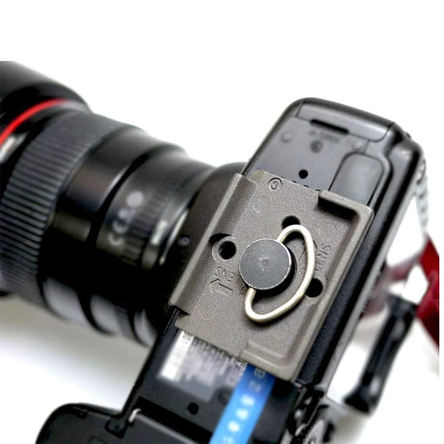 Alt view image 6 of 6 - Quick Release Plate 1/4" Screw Compatible with Manfrotto 200PL-14 322RC2 324RC2 488RC2 496RC2 Camera Tripod Head (Pack of 2)