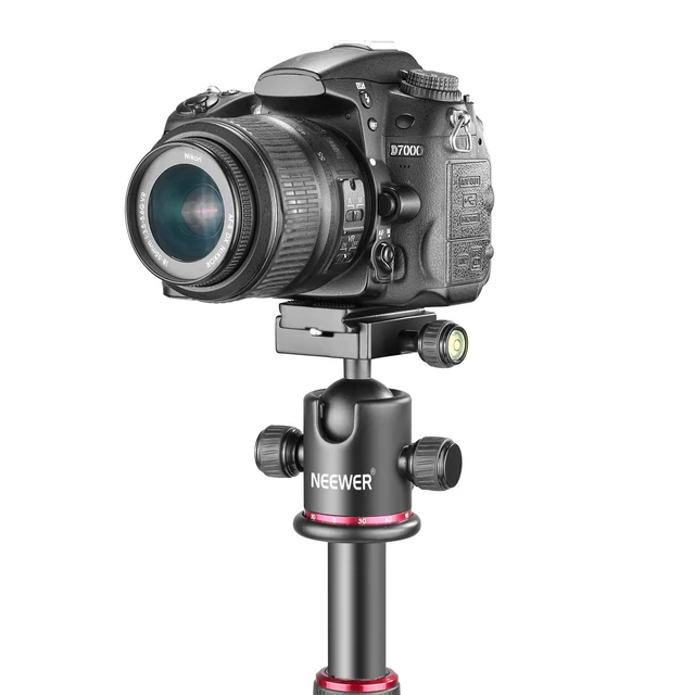 Alt view image 6 of 6 - Professional Metal 360 Degree Rotating Panoramic Ball Head | 1/4 Inch Quick Release Plate, Bubble Level, Up to 17.6 lb/8 kg, for Tripod, Monopod, Slider, DSLR Camera, Camcorder