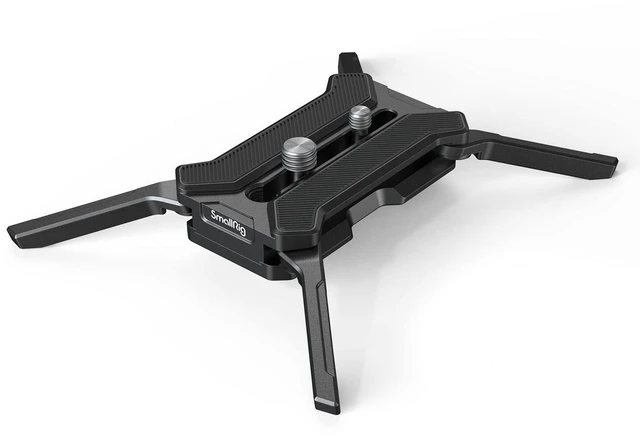 Main image of Quick Release Plate for Arca-Type with Foldable Quadruped Support | 44.1lb (20kg) load capacity, fits lenses up to 5.9in (15cm), anti-twist non-slip design.