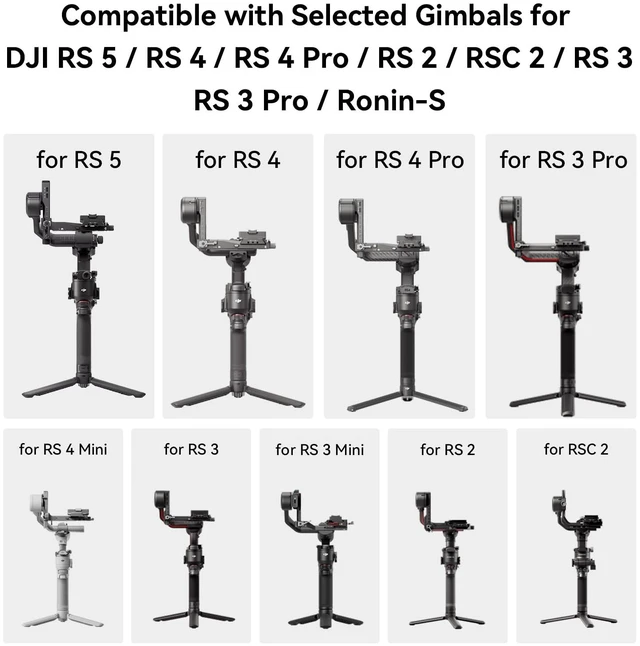 Alt view image 4 of 7 - 5.5'' Camera Quick Release Plate for Arca-Swiss for DJI Gimbal | for DJI RS 5 / RS 4 / RS 4 Pro / RS 3 Pro / RS 3 / RS 2 / RSC 2 & for Ronin-S