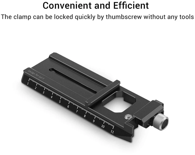 Alt view image 7 of 7 - 5.5'' Camera Quick Release Plate for Arca-Swiss for DJI Gimbal | for DJI RS 5 / RS 4 / RS 4 Pro / RS 3 Pro / RS 3 / RS 2 / RSC 2 & for Ronin-S