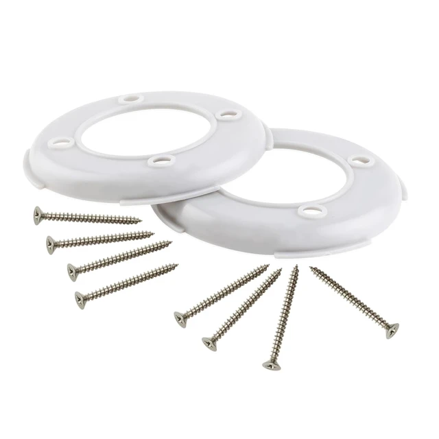 Alt view image 7 of 7 - 2Pcs Wall Mounting Plates w/ Screws,Grey Plastic,Easy to Install | Fit for Google Nest Camera Outdoor Indoor Battery Models,Wall Bracket Part Connected to Magnetic Base