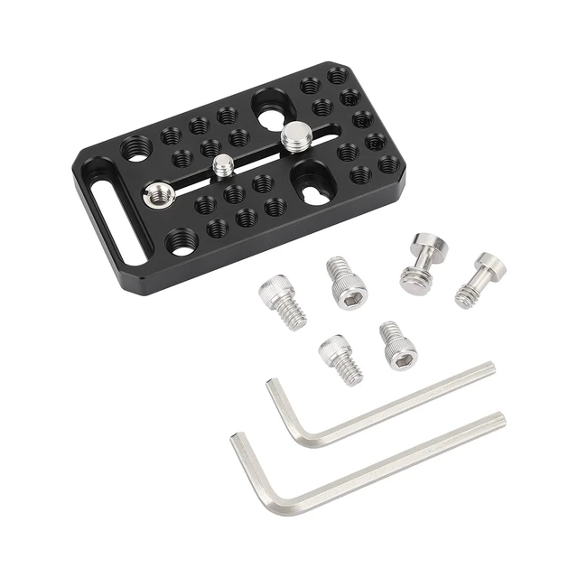 Alt view image 7 of 7 - Multipurpose Cheese Plate with 1/4"-20 & 3/8"-16 Threads - 3329