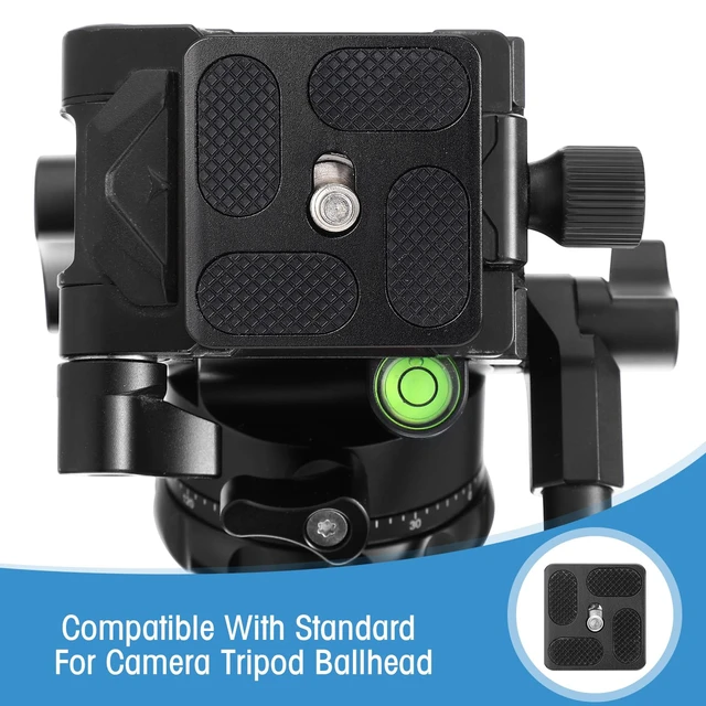 Alt view image 6 of 7 - Quick Release Plate Tripod 1/4-20 DSLR,Pu40,Black | Tripod Mount Plate, Camera Tripod Mount for DSLR Camera Tripod Ball Head , Metal, 1.9 x 1.5 x 0.4 Inch
