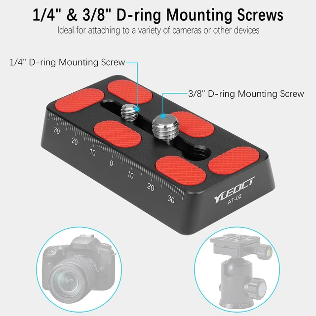 Alt view image 3 of 7 - 80mm/3.15" Telescope Rail Bar Vixen Style Dovetail Mounting Plate | with 1/4" 3/8" D Ring Camera Screw for Telescope Saddle Mount Base OTA Equatorial Head Tripod Adapter Sky Astrophotography