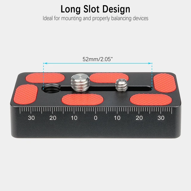 Alt view image 4 of 7 - 80mm/3.15" Telescope Rail Bar Vixen Style Dovetail Mounting Plate | with 1/4" 3/8" D Ring Camera Screw for Telescope Saddle Mount Base OTA Equatorial Head Tripod Adapter Sky Astrophotography