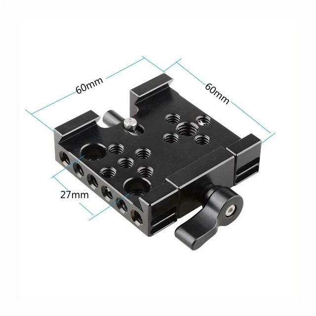 Alt view image 2 of 7 - Quick Release Baseplate Compatible with Manfrotto 577/501 Tripod - 2406