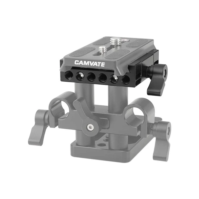 Alt view image 3 of 7 - Quick Release Baseplate Compatible with Manfrotto 577/501 Tripod - 2406