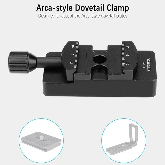 Alt view image 3 of 7 - Adapter - Vixen Dovetail Mounting Plate Bar with Arca Swiss Clamp | Vixen to Arca Adapter, for Vixen Style Dovetail Saddles Telescope Scope Mount Base OTA Equatorial Tripod Sky Astrophotography