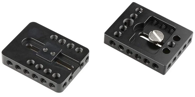 Alt view image 5 of 7 - Top Cheese Plate + Camera Base Plate for DIY DSLR Camera Cage Rig