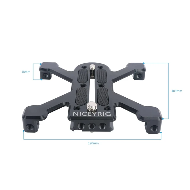 Alt view image 3 of 7 - Arca Swiss Quick Release Plate for Standard Heavy Camera Camcorder | Tripod/Ground Shooting Switch Plate with Four-feet Stand Support - 520
