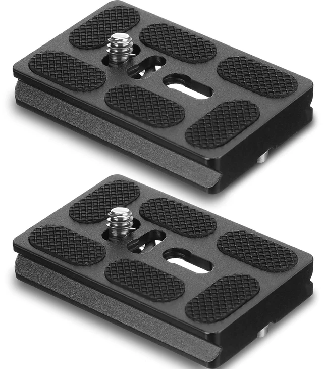 Main image of Quick Release Plate Tripod 1/4-20 DSLR,Pu60,Black | Tripod Mount Plate, Camera Tripod Mount for DSLR Camera Tripod Ball Head , Metal, 1.9 x 1.5 x 0.4 Inch