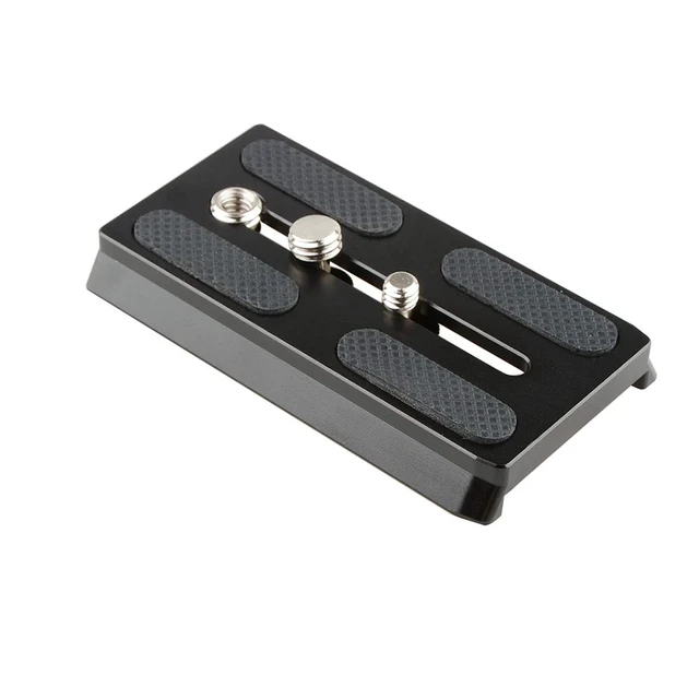 Alt view image 6 of 6 - Camera Quick Release Base Plate with 1/4" & 3/8" Threads Compatible with Manfrotto577/ 501/504 Tripod - 2149