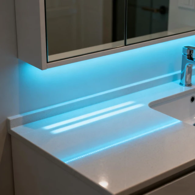 Alt view image 4 of 7 - 1M/3.3FT Battery Powered LED Strip Lights, Flexible Color Changing RGB LED Light Strip, TV Backlight Background Lighting