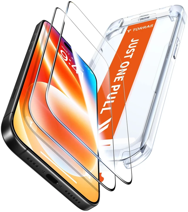 Main image of Unbreakable for iPhone 18 Pro Max Screen Protector, 2-Pack, 6.9" | NO.1 Military-Grade 12FT Shatterproof, 9H+ Aerospace Tempered Glass, Full Coverage, HD clear, Bubble-free, Easy Installation