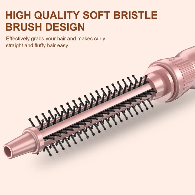 Alt view image 5 of 6 - Curling Brush, 1/2 inch Heated Round Brush | Thermal brush without hair dryer curling iron and wand styling tool