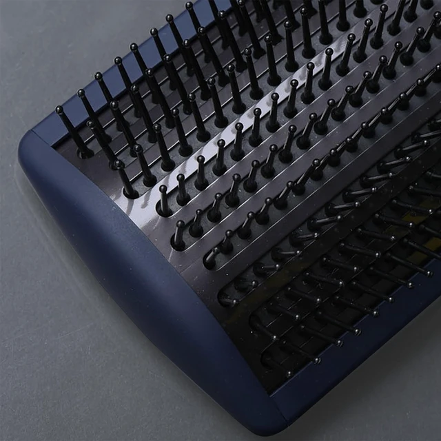 Alt view image 5 of 7 - Intuition Ceramic Ionic Hot Paddle Straightening & Blow Dry Hairbrush | Anti-Static, Smoothing Brush for Faster Styling & Less Heat Damage, for Blowouts & Volume, Ideal For All Hair Types, Blue