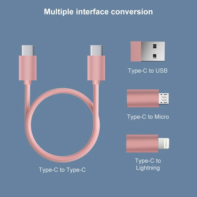 Alt view image 3 of 6 - USB Adapter Kit, USB C Travel Organizer Case with Phone Stand, Pink | Micro-USB and Lightning-Compatible Connectors, SIM Card Storage, Eject Pin, Charging and Data Functions Vary by Device
