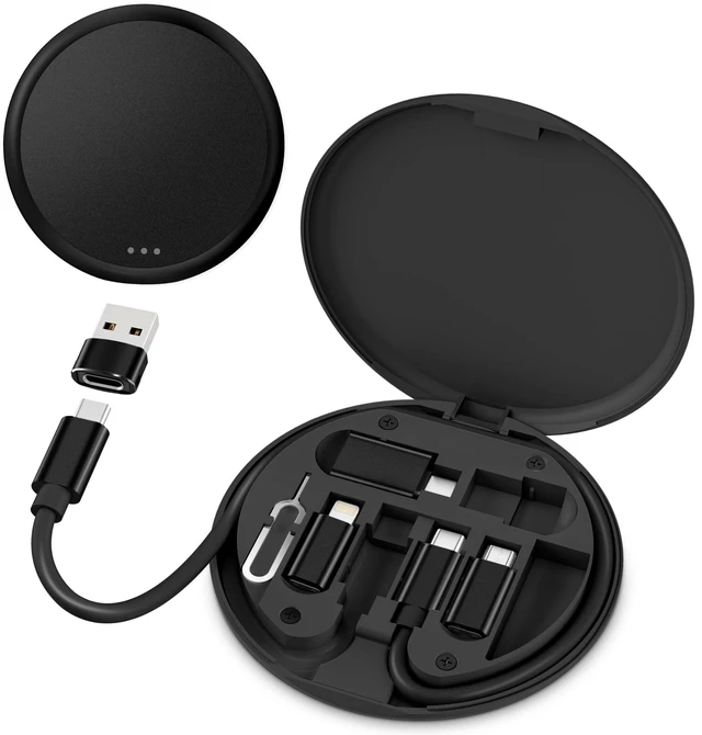 Main image of Multi USB C Adapter Cable Kit,Portable Travel USB Adapter Set | (6 in 1) Portable Travel Case,1FT 100W Charging cord,USB3.2 OTG,USBC to iOS Micro converter for iPhone Dou 18 Pro,Samsung S25