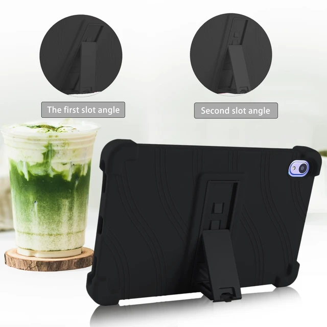 Alt view image 6 of 7 - for Walmart Onn 8 Inch Tablet Case 2024 (Model: 100135923),Black | Soft Silicone Kids Tablet Case with Stand for Onn Surf 8 Inch Gen 4 Tablet
