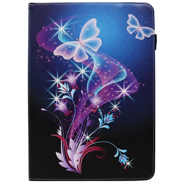 Alt view image 2 of 7 - Universal 7 8 Inch Android Tablet Case Cover | for All 7.0 - 8.5 Inch Tablet, PU Leather Folio Stand Cover, 360 Degree Rotating, Multi-Angle Viewing Stand