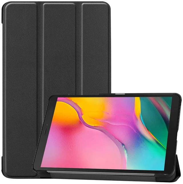 Main image of Slim Case for Galaxy Tab A 8 inch 2019 T290 T295 Black | Light Trifold Stand Hard Shell Folio Cover for 8.0 inch Galaxy Tab A 2019 Without S Pen Model SM-T290 (Wi-Fi) SM-T295 (LTE)