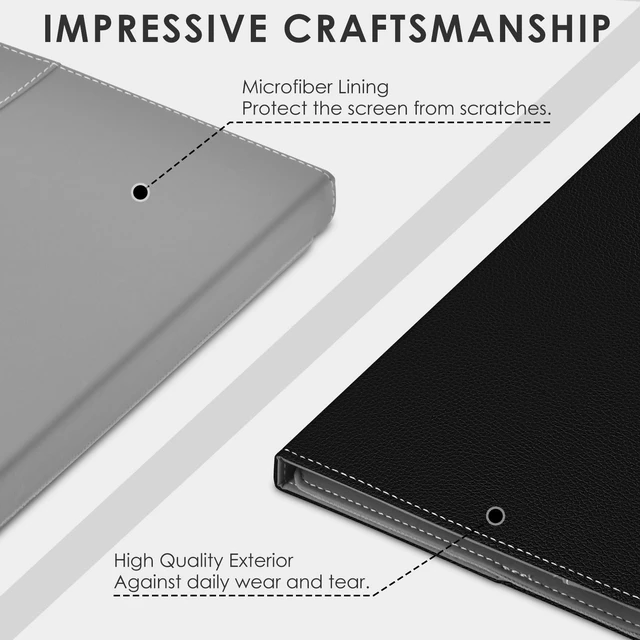 Alt view image 6 of 7 - Universal 7.0 inch Tablet Case,7 inch Android Tablet Cover,Black | Travel Portable Protective Folio PU Leather Stand Shell Case for All Kinds of 7.0-7.9 inch