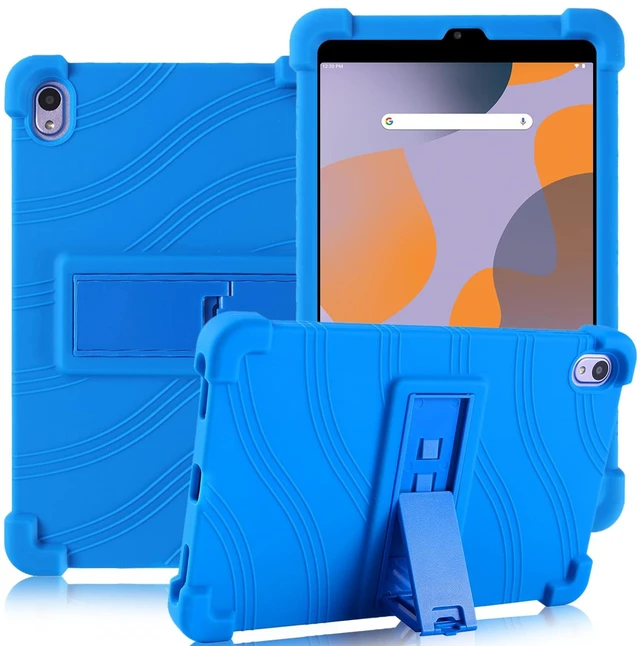 Main image of for Walmart Onn 8 Inch Tablet Case 2024 (Model: 100135923),Blue | Soft Silicone Kids Tablet Case with Stand for Onn Surf 8 Inch Gen 4 Tablet