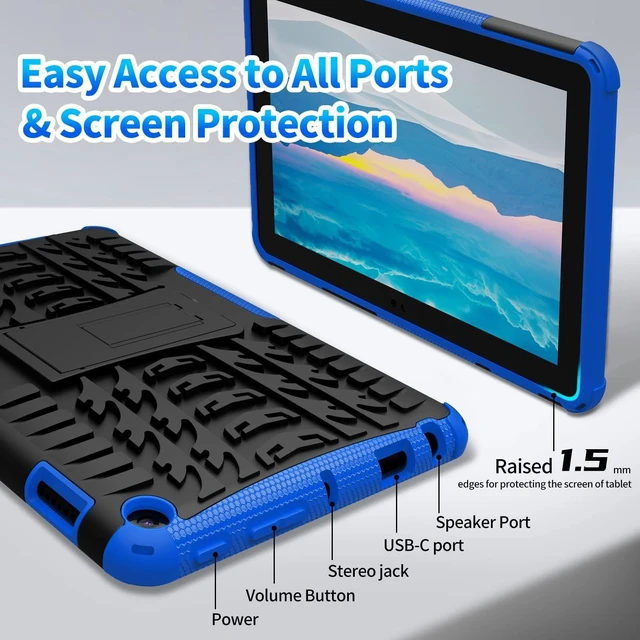 Alt view image 3 of 6 - for Fire HD 8 & 8 Plus Case 12th/10th Generation (2024/2022/2020 Release) with Kickstand for Kids