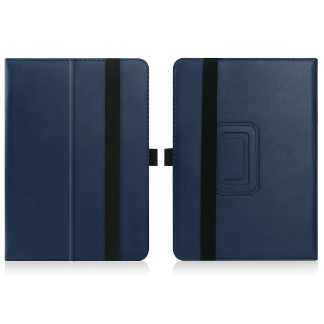 Alt view image 7 of 7 - Universal Case for 7 inch 8 inch Tablet,Stand Folio Universal Tablet Case Protective Cover for 7" 8" Touchscreen Tablet, with Adjustable Fixing Silicon Band and Stand (Navy)