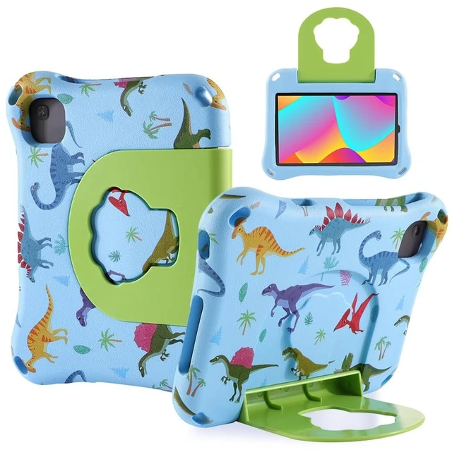 Main image of Onn 8 Kids Tablet Case,Onn 8 inch 2024 4th Generation 100135923 for Boy Girl Dinosaur EVA Kid-Proof with Stand Handle Shockproof Kid-Friendly Durable Cover (KL)