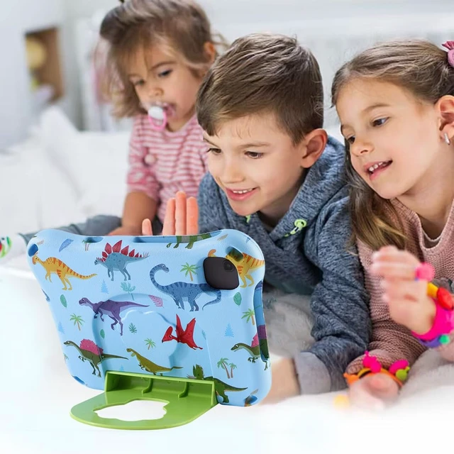 Alt view image 7 of 7 - Onn 8 Kids Tablet Case,Onn 8 inch 2024 4th Generation 100135923 for Boy Girl Dinosaur EVA Kid-Proof with Stand Handle Shockproof Kid-Friendly Durable Cover (KL)