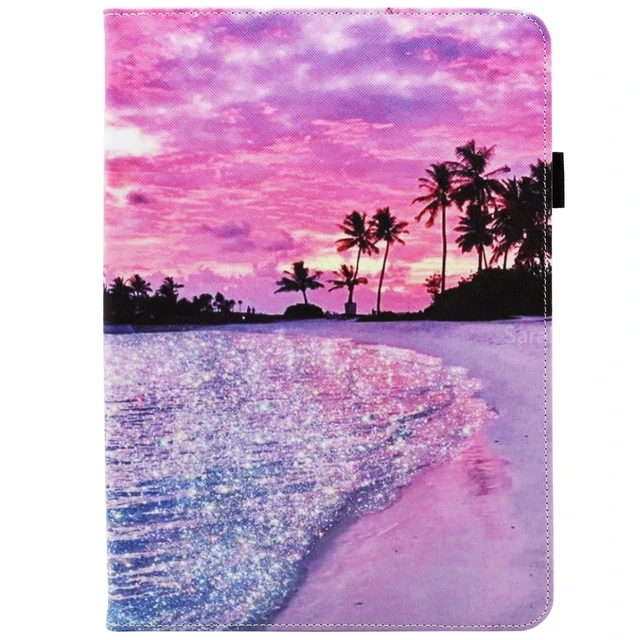 Alt view image 2 of 7 - Universal 7 8 Inch Android Tablet Case Cover | for All 7.0 - 8.5 Inch Tablet, PU Leather Folio Stand Cover, 360 Degree Rotating, Multi-Angle Viewing Stand