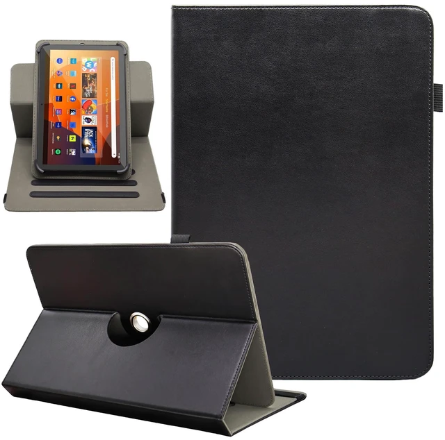 Main image of Universal 7 8 Inch Android Tablet Case Cover | for All 7.0 - 8.5 Inch Tablet, PU Leather Folio Stand Cover, 360 Degree Rotating, Multi-Angle Viewing Stand