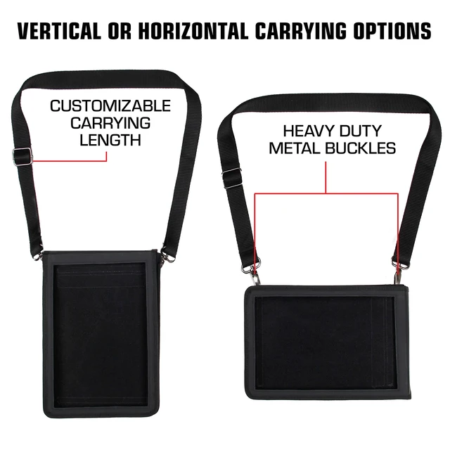 Alt view image 3 of 7 - 78 Inch Kids Tablet Case with Screen Protector, Car Seat Strap & Shoulder Strap Neoprene Sleeve for iPad mini 6/7, Samsung Galaxy Tab A7 Lite, Fire HD 8 / Fire 7 and More