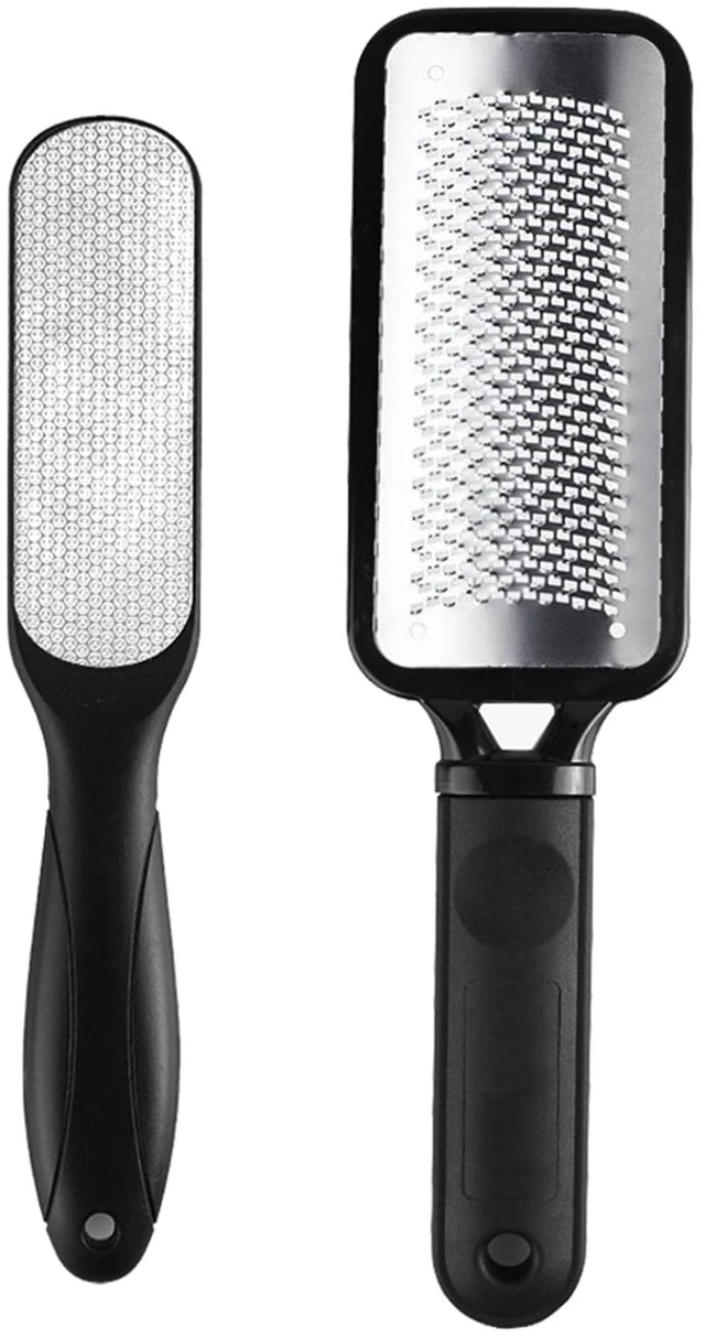 Main image of 2 Pack Foot Files Callus Remover Foot Rasp Dual Sided Foot File | Stainless Steel Surface Pedicure Tools Professional Scrubber Premium for Feet Care Remove Hard Skin