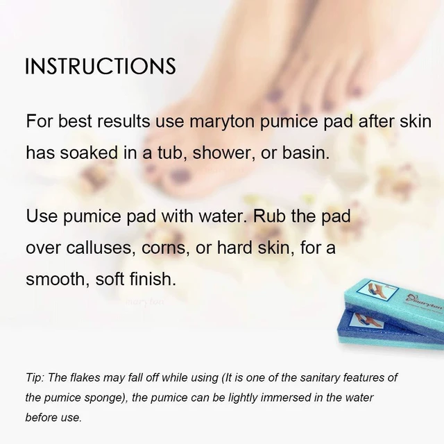 Alt view image 4 of 7 - Foot Exfoliator File Pumice Scrubber Sponge Pedicure Tool, 2pcs | Salon Foot Scrub Pads, Pedi Exfoliating Kit, Gentle Hard Skin Callus Remover