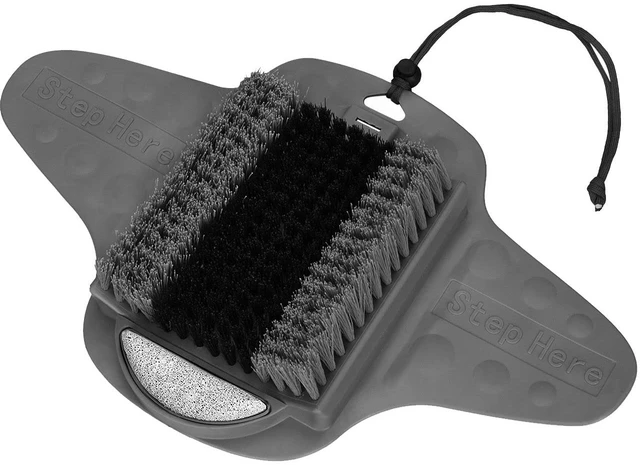 Main image of Shower Foot Scrubber Mat with Pumice Stone | Cleans, Exfoliates, Smooths Your Foot Without Bending, Foot Dead Skin, Callus Remover, Upgraded Non-Slip Suction Cups