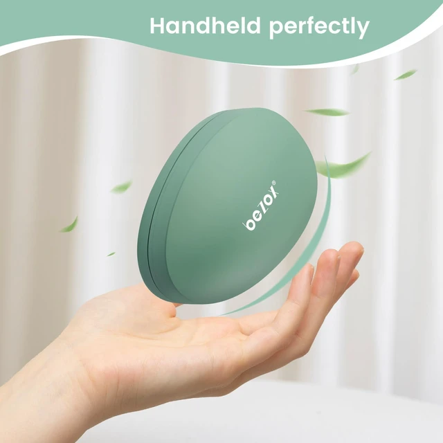 Alt view image 6 of 7 - Nano Glass Foot File Callus Remover with Cover Gentle Glass Foot Pumice Stone, Effective Feet Scrubber for Dead Skin, and Portable Pedi Egg Foot Care Tool - Green