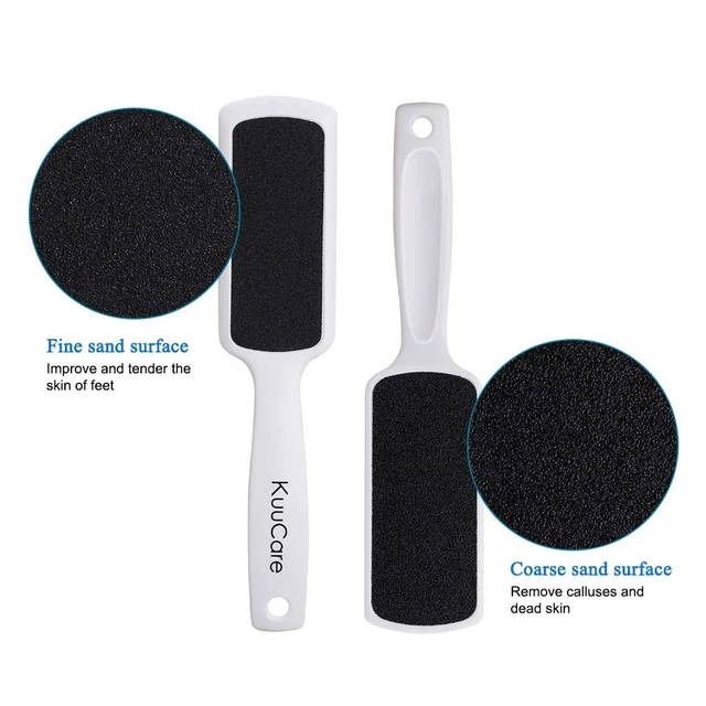 Alt view image 2 of 6 - 4 Pcs Foot File, Callus Remover for Feet | Double-Sided Colossal Pedicure Tools Foot RASP, Foot Scrubber, Dead Skin Exfoliator for Feet
