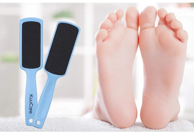 Alt view image 5 of 6 - 4 Pcs Foot File, Callus Remover for Feet | Double-Sided Colossal Pedicure Tools Foot RASP, Foot Scrubber, Dead Skin Exfoliator for Feet